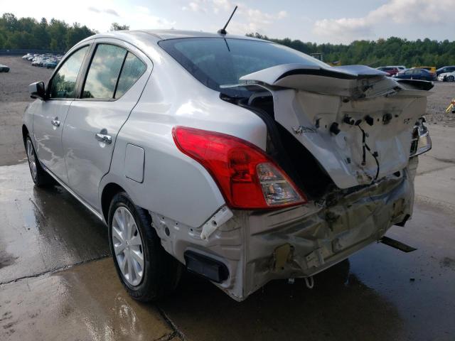 3N1CN7AP0KL857334 - 2019 NISSAN VERSA S SILVER photo 3