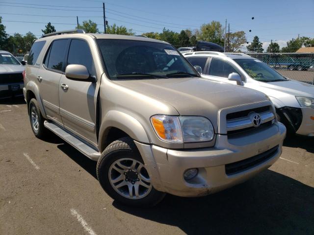 5TDBT48AX5S238303 - 2005 TOYOTA SEQUOIA LI GOLD photo 1