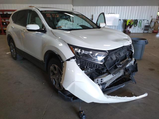 2HKRW2H84JH658162 - 2018 HONDA CR-V EXL WHITE photo 1