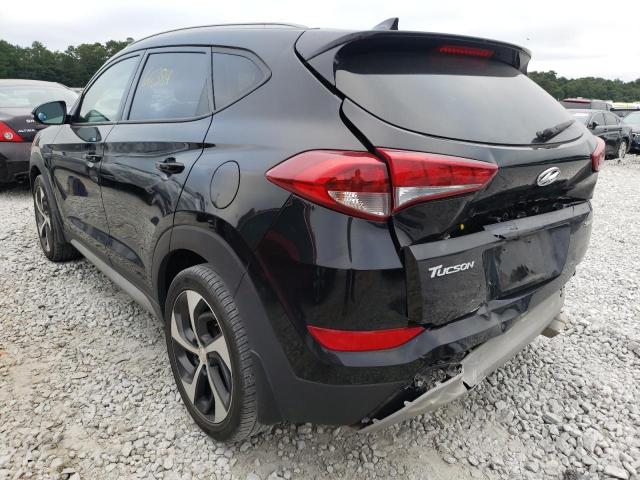 KM8J33ALXJU763039 - 2018 HYUNDAI TUCSON SPO BLACK photo 3