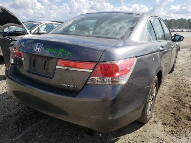 1HGCP2F64CA037004 - 2012 HONDA ACCORD SE GRAY photo 4