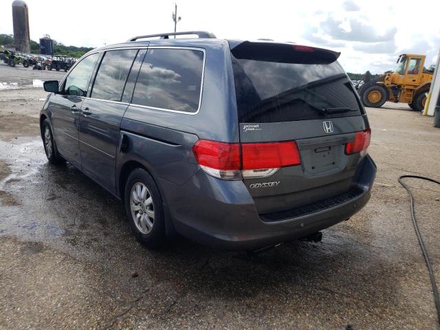 5FNRL3H68AB113724 - 2010 HONDA ODYSSEY EX GRAY photo 3