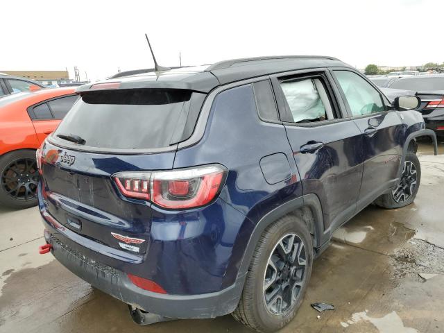 3C4NJDDB0KT721821 - 2019 JEEP COMPASS TR BLUE photo 4