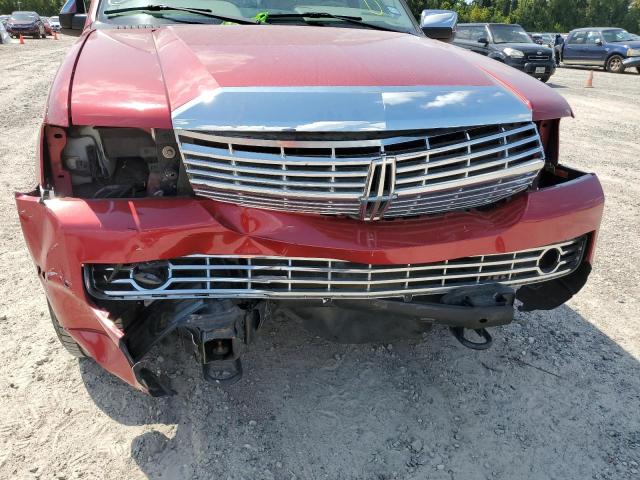 5LMFU27557LJ03105 - 2007 LINCOLN NAVIGATOR RED photo 9