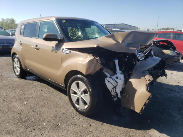 KNDJN2A26G7262883 - 2016 KIA SOUL TAN photo 1