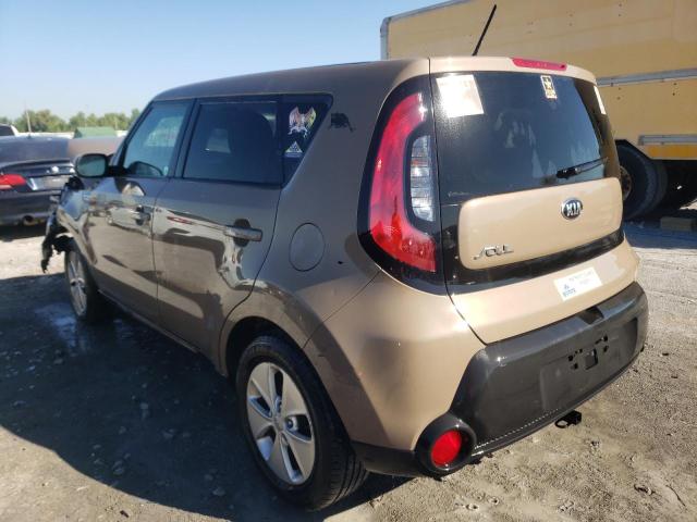 KNDJN2A26G7262883 - 2016 KIA SOUL TAN photo 3