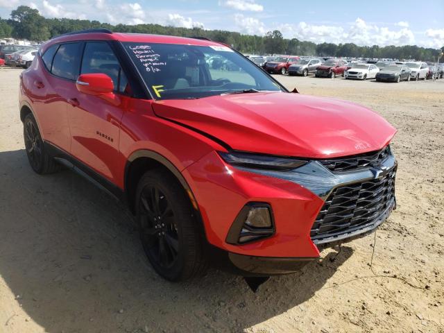 3GNKBERS8MS585677 - 2021 CHEVROLET BLAZER RS RED photo 1