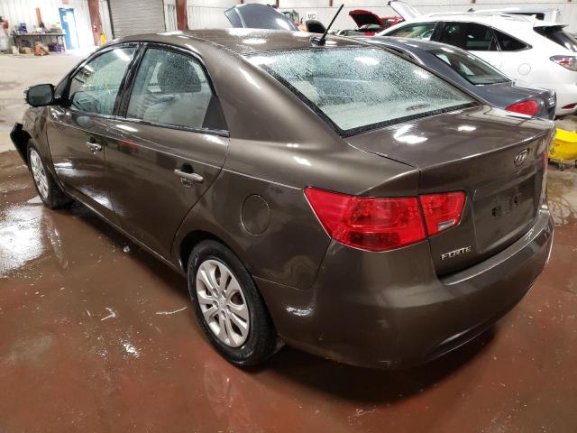 KNAFU4A20A5817508 - 2010 KIA FORTE EX BROWN photo 3