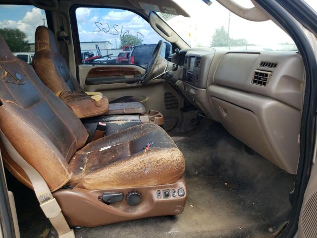 1FTNW20LX4EB87346 - 2004 FORD F250 SUPER BROWN photo 5