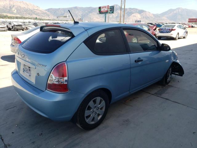 KMHCM36C08U086494 - 2008 HYUNDAI ACCENT GS BLUE photo 4