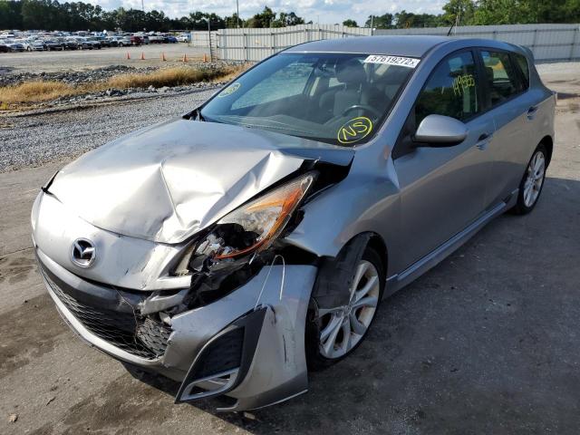 JM1BL1K51B1417817 - 2011 MAZDA 3 S SILVER photo 2