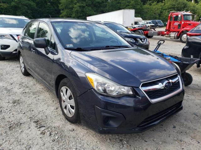 JF1GPAA67E8288147 - 2014 SUBARU IMPREZA GRAY photo 1