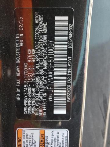 JF1ZNAA19F8710097 - 2015 TOYOTA SCION FR-S GRAY photo 10