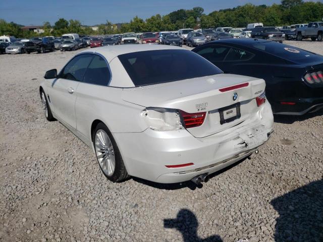 WBA3V5C59FP753848 - 2015 BMW 428 I WHITE photo 3