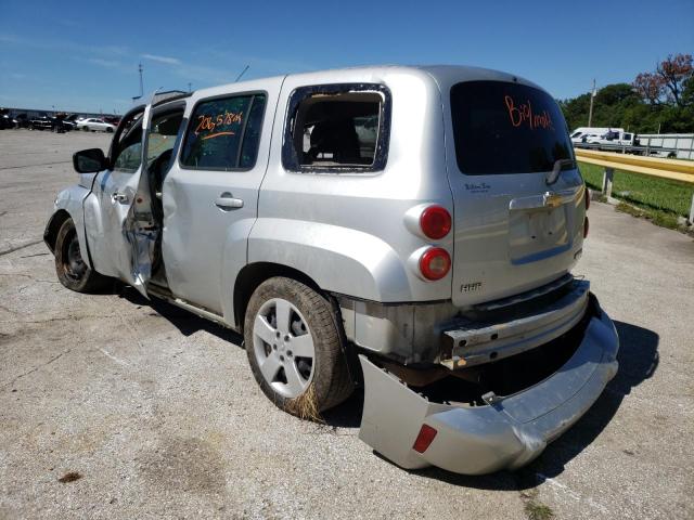 3GNCA13B79S641284 - 2009 CHEVROLET HHR LS SILVER photo 3
