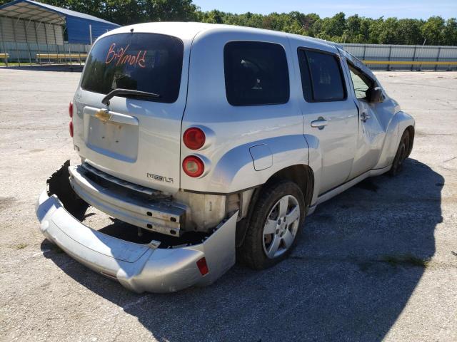 3GNCA13B79S641284 - 2009 CHEVROLET HHR LS SILVER photo 4