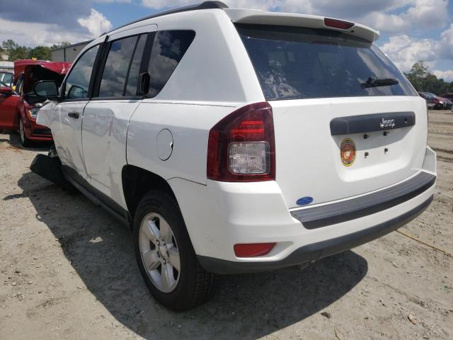 1C4NJCBA4GD789850 - 2016 JEEP COMPASS SP WHITE photo 3