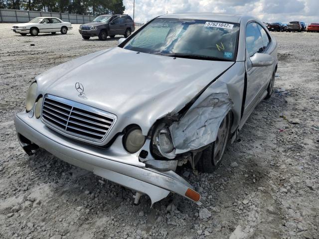 WDBLJ70G8YF122452 - 2000 MERCEDES-BENZ CLK 430 SILVER photo 2