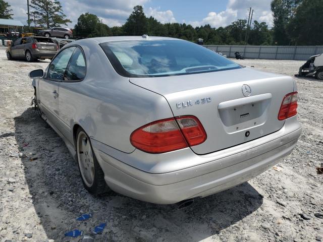 WDBLJ70G8YF122452 - 2000 MERCEDES-BENZ CLK 430 SILVER photo 3