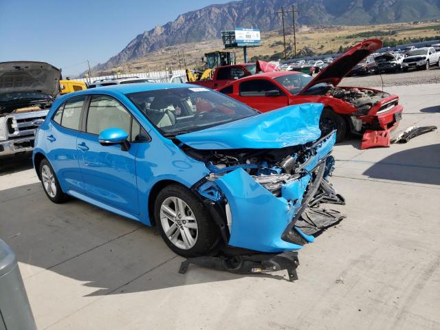 JTND4RBE4L3083224 - 2020 TOYOTA COROLLA SE BLUE photo 1