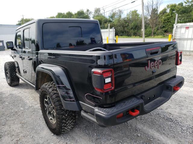 1C6JJTBG7NL140508 - 2022 JEEP GLADIATOR BLACK photo 3