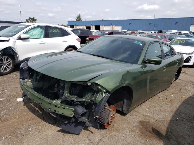 2C3CDXJG2JH213622 - 2018 DODGE CHARGER GT GREEN photo 2