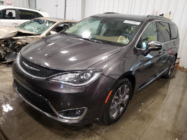 2C4RC1GG2JR172531 - 2018 CHRYSLER PACIFICA L GRAY photo 2