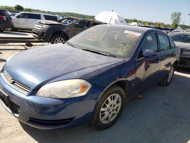 2G1WS551369363564 - 2006 CHEVROLET IMPALA BLUE photo 2