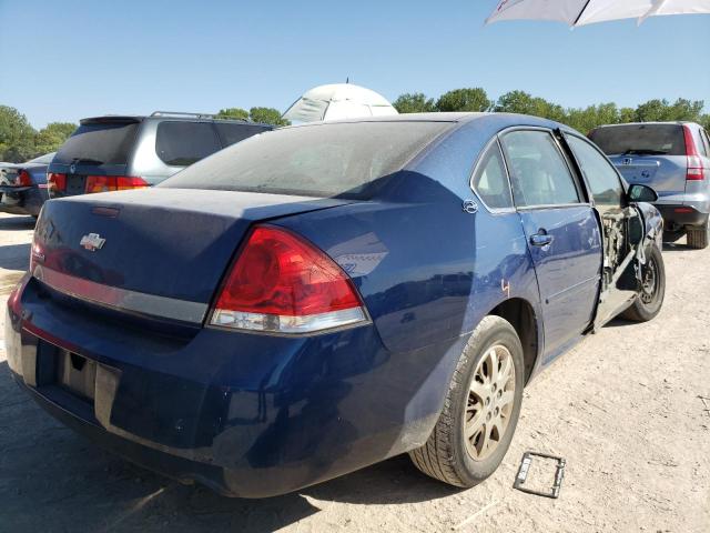 2G1WS551369363564 - 2006 CHEVROLET IMPALA BLUE photo 4