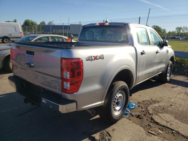 1FTER4FH4MLD22693 - 2021 FORD RANGER XL SILVER photo 4