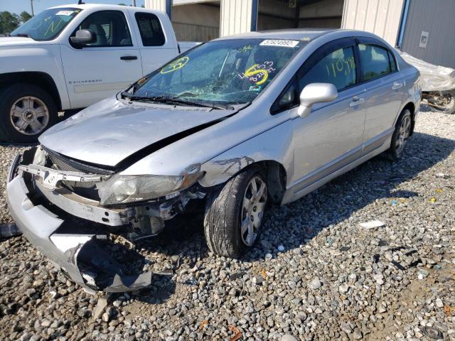 2HGFA166X9H346253 - 2009 HONDA CIVIC LX-S SILVER photo 2