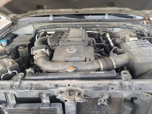 5N1AR18U67C602817 - 2007 NISSAN PATHFINDER SILVER photo 7