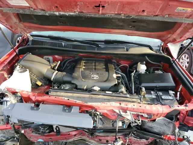 5TFRY5F1XLX270829 - 2020 TOYOTA TUNDRA DOU RED photo 7