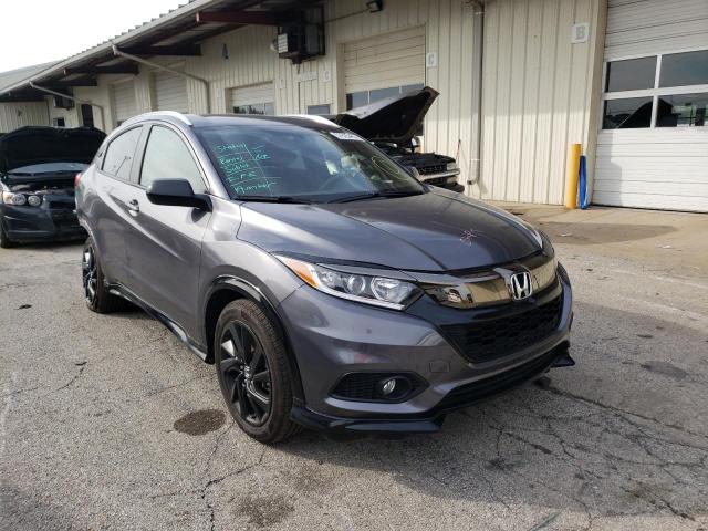 3CZRU6H14MM756066 - 2021 HONDA HR-V SPORT GRAY photo 1