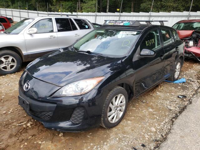 JM1BL1LP1D1774255 - 2013 MAZDA 3 I BLACK photo 2