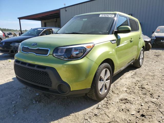 KNDJN2A2XG7873807 - 2016 KIA SOUL GREEN photo 2