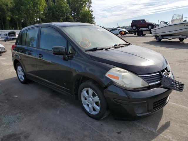 3N1BC13E57L354917 - 2007 NISSAN VERSA S BLACK photo 1