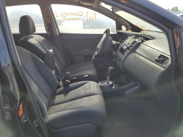 3N1BC13E57L354917 - 2007 NISSAN VERSA S BLACK photo 5