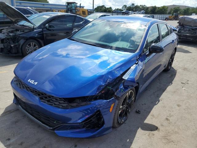 5XXG64J23NG135869 - 2022 KIA K5 GT LINE BLUE photo 2