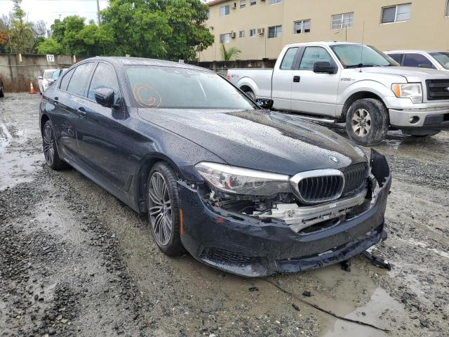 WBAJA9C53KB392733 - 2019 BMW 530E BLACK photo 1