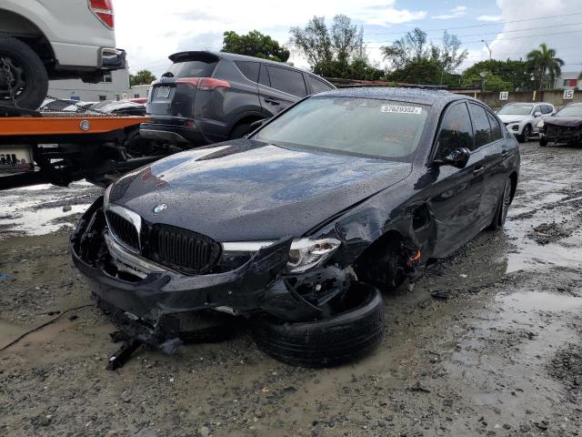 WBAJA9C53KB392733 - 2019 BMW 530E BLACK photo 2