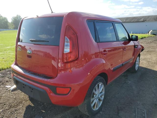 KNDJT2A52D7633842 - 2013 KIA SOUL RED photo 4