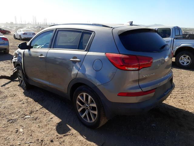 KNDPB3AC1E7563608 - 2014 KIA SPORTAGE B BROWN photo 3