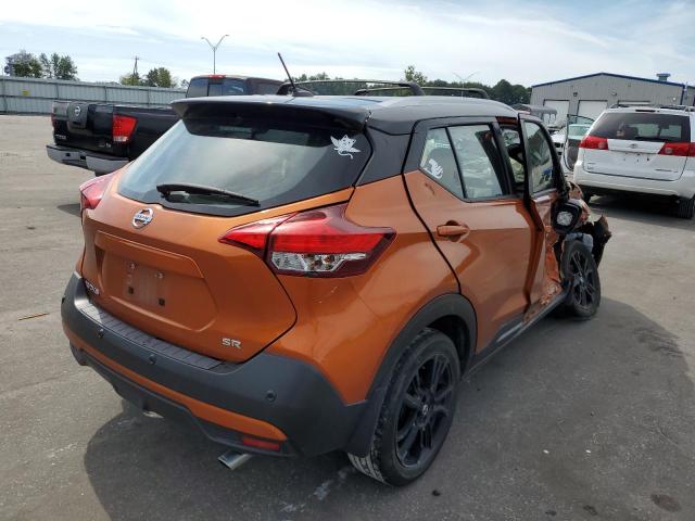 3N1CP5DV8LL545322 - 2020 NISSAN KICKS SR ORANGE photo 4