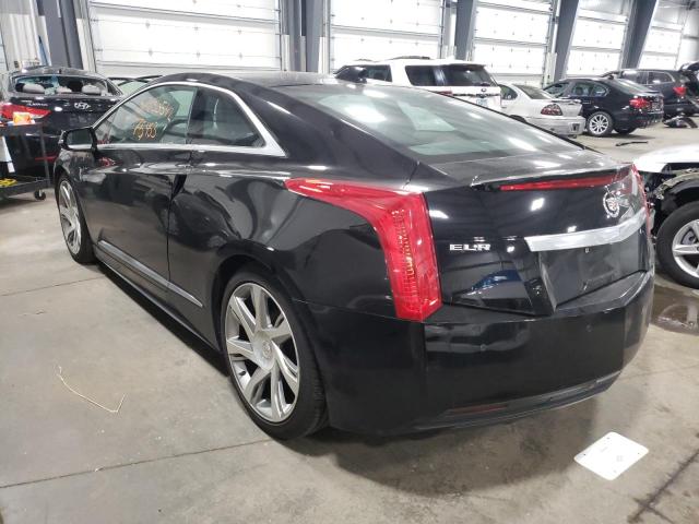 1G6RS1E42EU601030 - 2014 CADILLAC ELR LUXURY BLACK photo 3