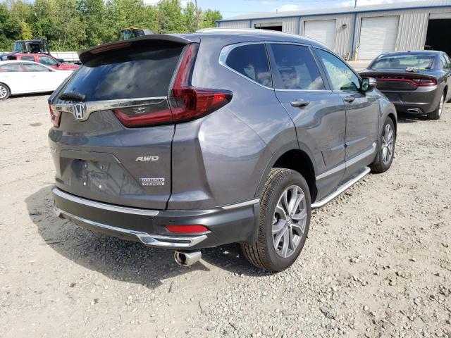 7FART6H92ME019200 - 2021 HONDA CR-V TOURI GRAY photo 4