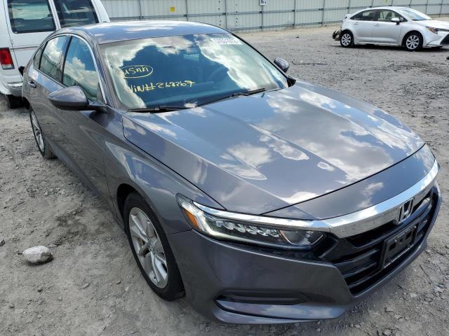 1HGCV1F15JA268267 - 2018 HONDA ACCORD LX CHARCOAL photo 1