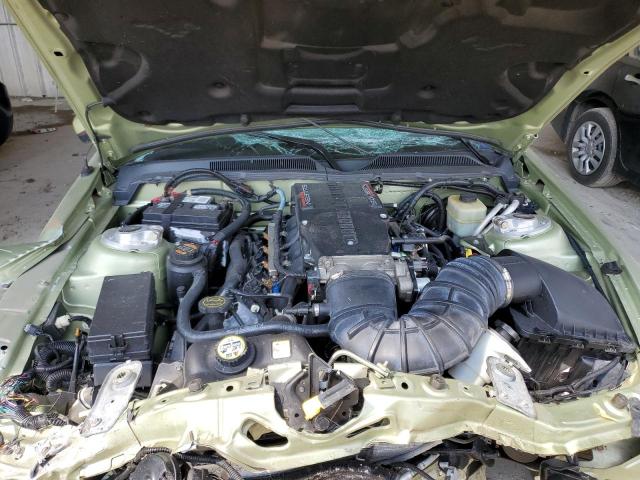 1ZVHT82H855132622 - 2005 FORD MUSTANG GT GREEN photo 7