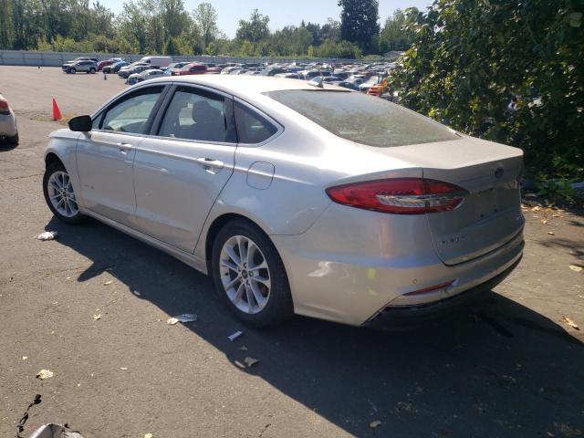 3FA6P0MU6KR265520 - 2019 FORD FUSION SEL SILVER photo 3