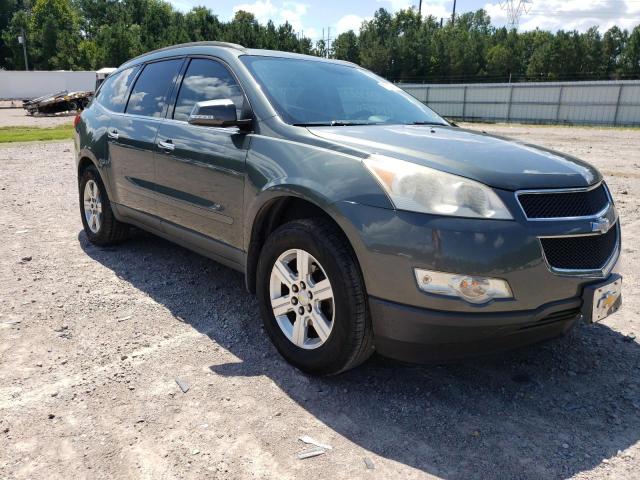 1GNKVJED0BJ359283 - 2011 CHEVROLET TRAVERSE GREEN photo 1